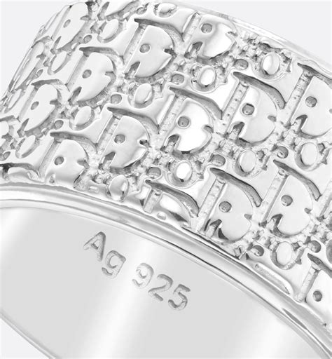 dior silver ring fake